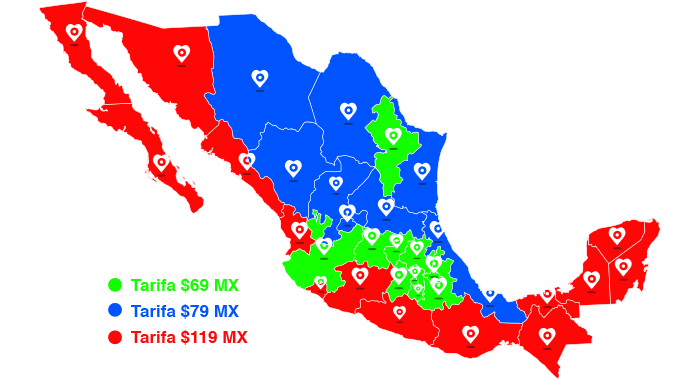 mapa de cobertura en cdmx
